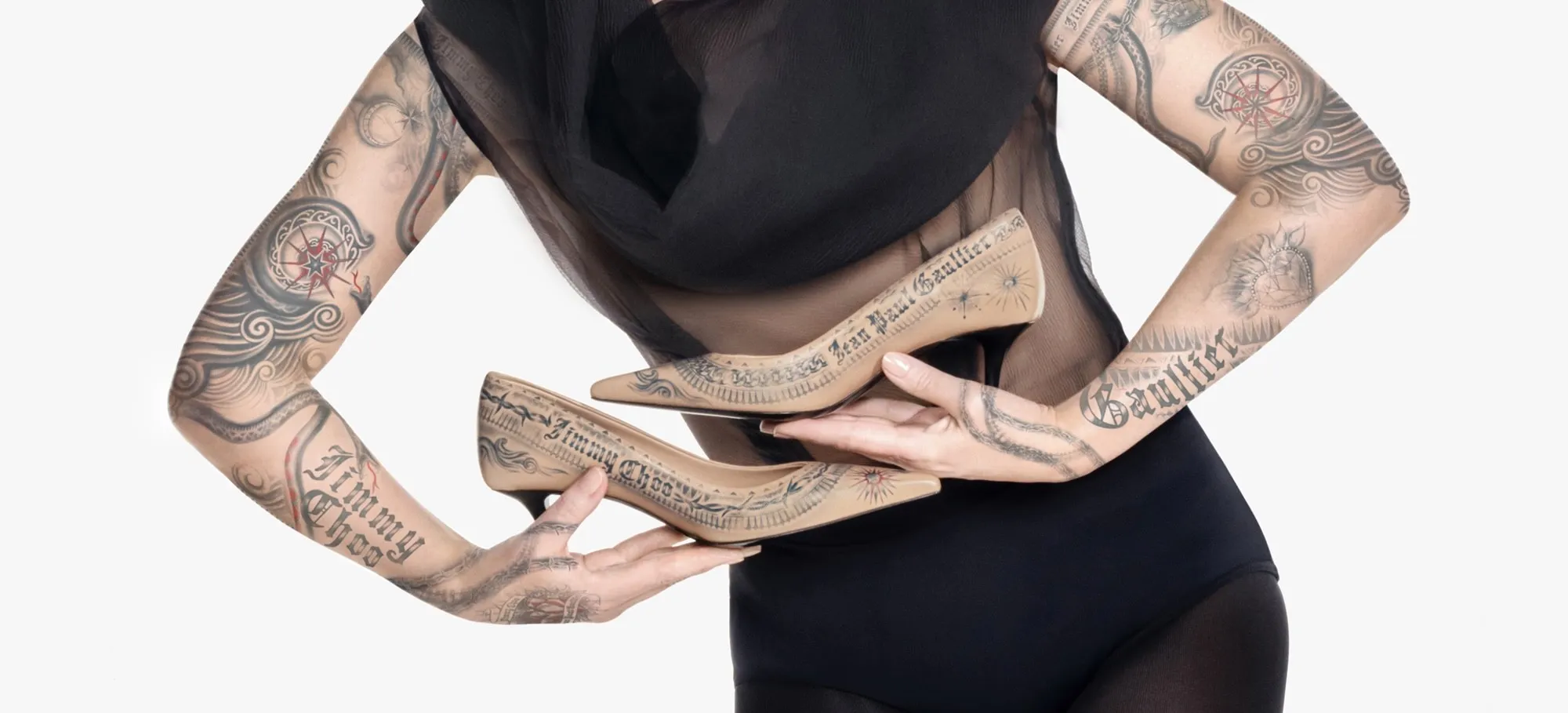 Коллаборация Jimmy Choo х Jean Paul Gaultier 2